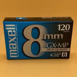 maxell 8 P6-120 GX 8mm Camcorder Videotape • Metal Particle 8 GX-MP 120 Blank